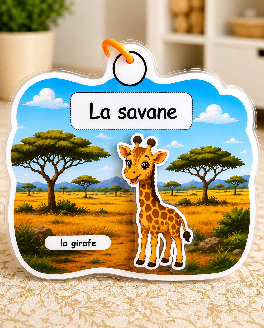 Livret éducatif plastifié – Mes animaux et leur habitat | 20 animaux à scratch |