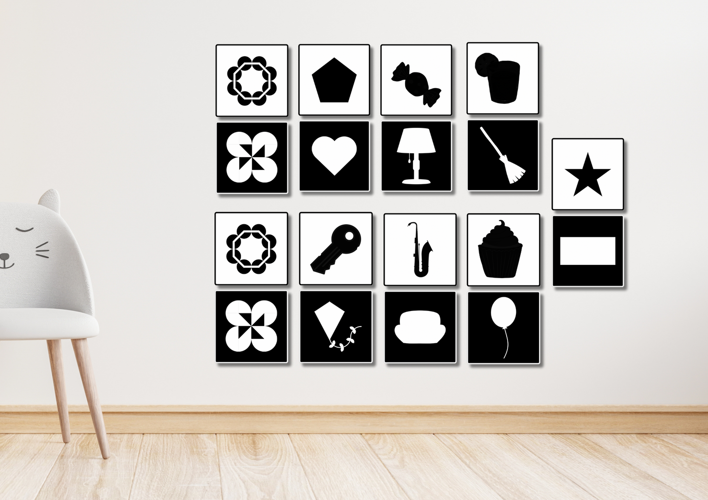 PDF 180 Cartes flash noir et blanc pour bébé