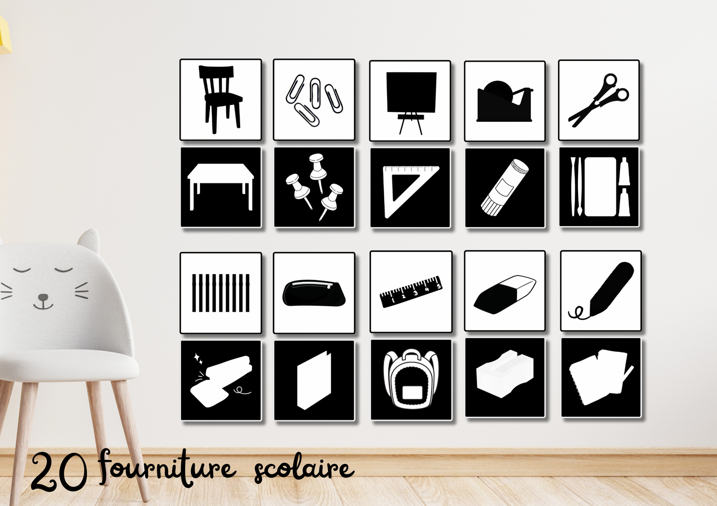 PDF 180 Cartes flash noir et blanc pour bébé