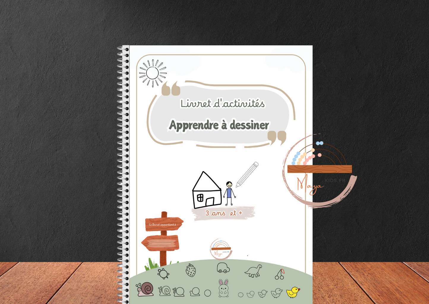 Livret d'activité apprendre à dessiner pour les enfants