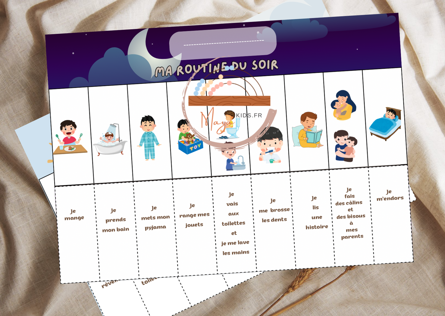Routine matin et soir pour enfants édition 2