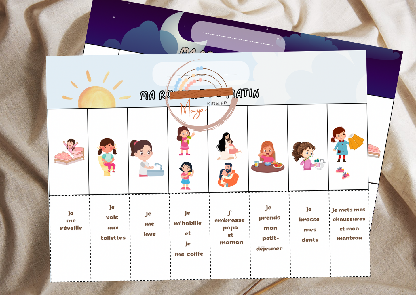 Routine matin et soir pour enfants édition 2