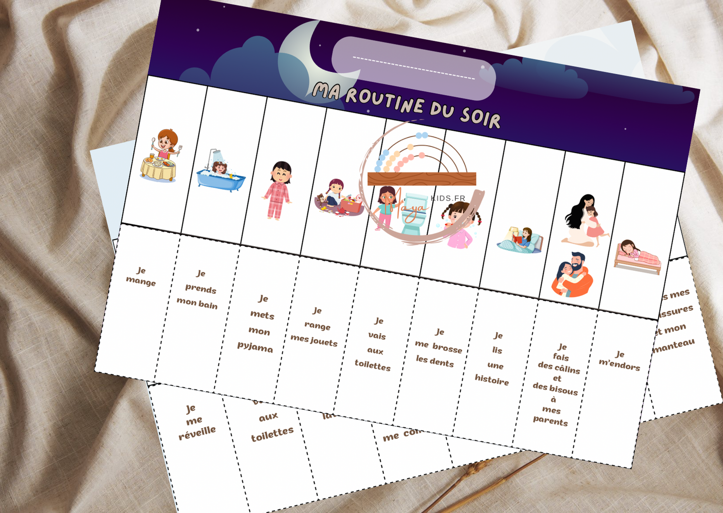 Routine matin et soir pour enfants édition 2
