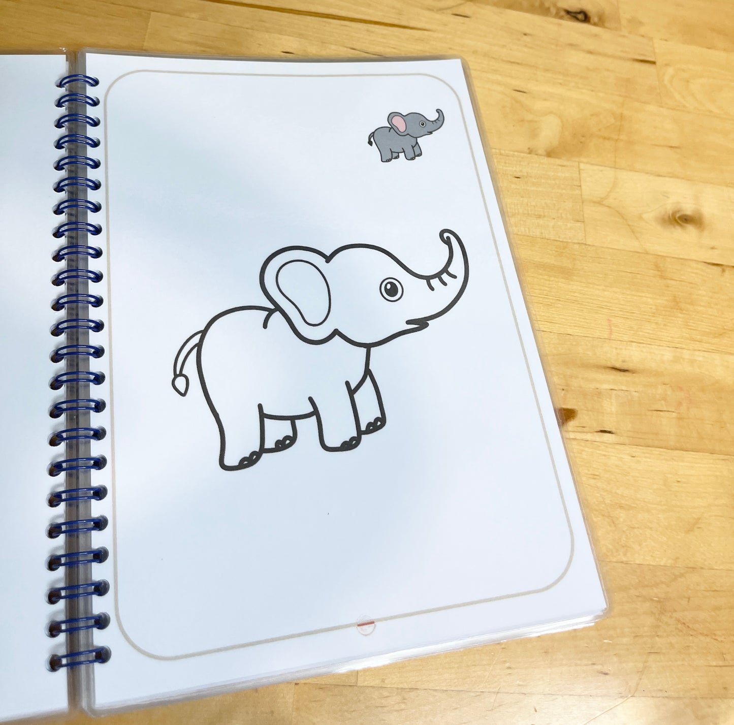 Livret de coloriage plastifié, réutilisable à l’infini