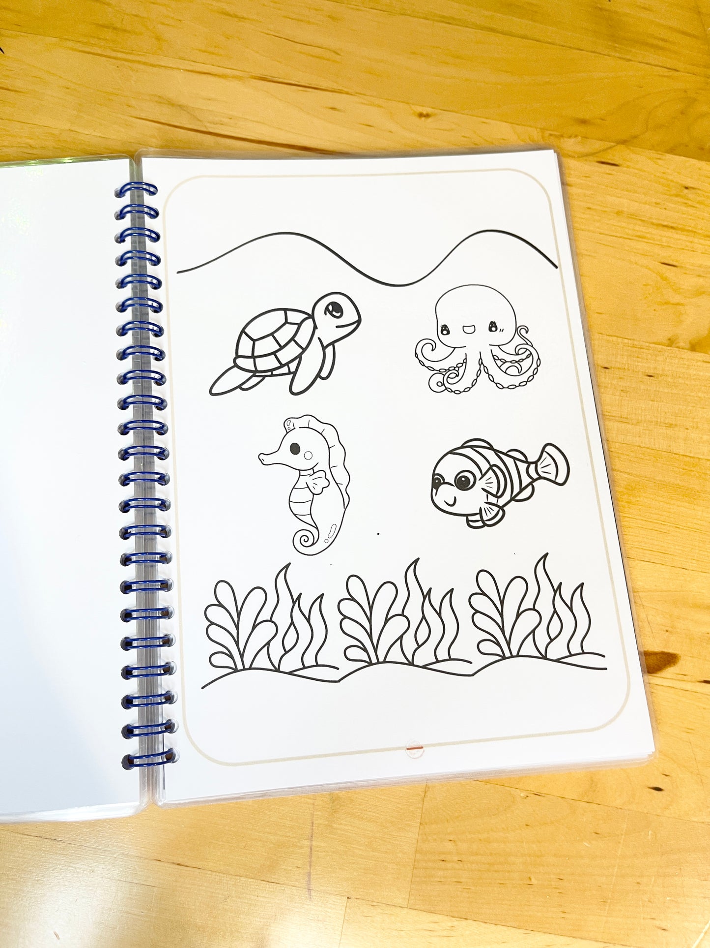 Livret de coloriage plastifié, réutilisable à l’infini