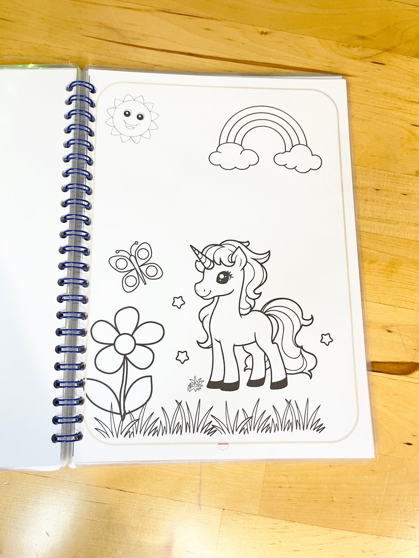 Livret de coloriage plastifié, réutilisable à l’infini