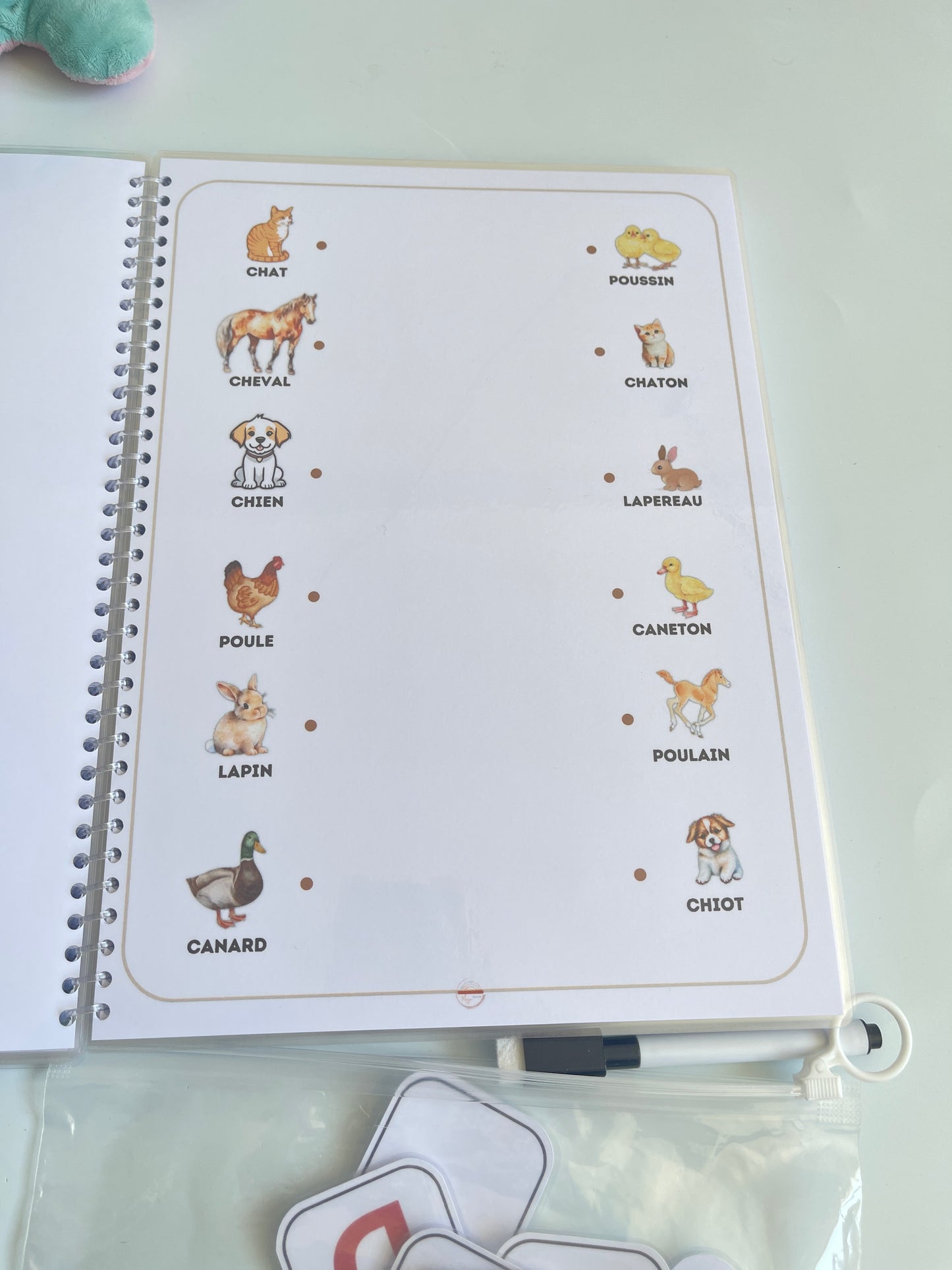 Livret d'activités Montessori pour les enfants à partir de 2 ans
