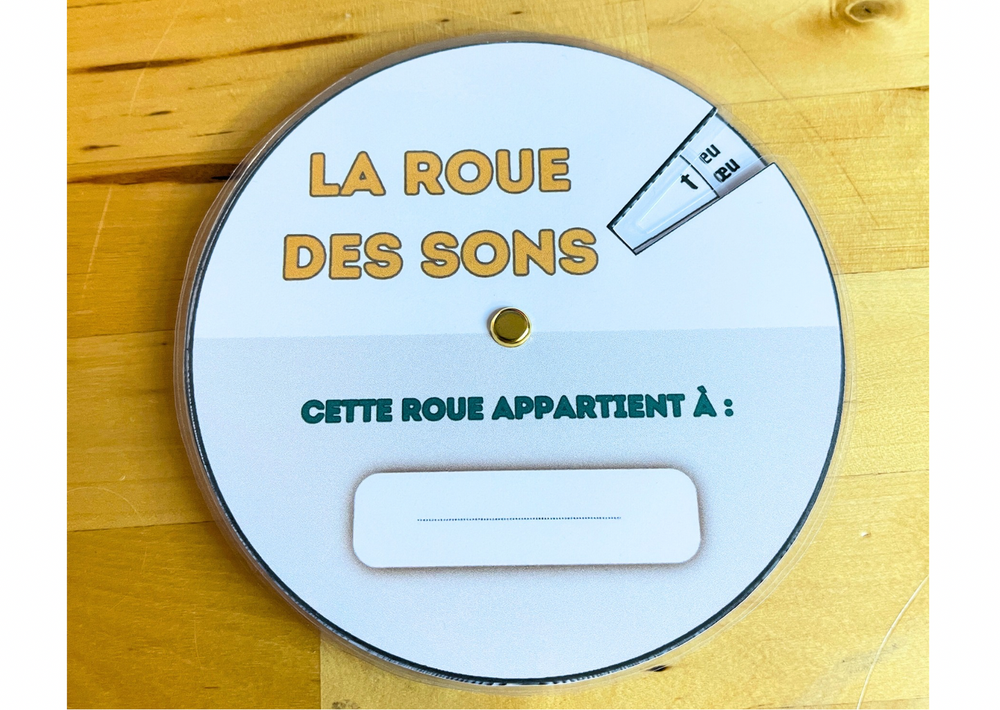 La roue des sons supports d’apprentissage