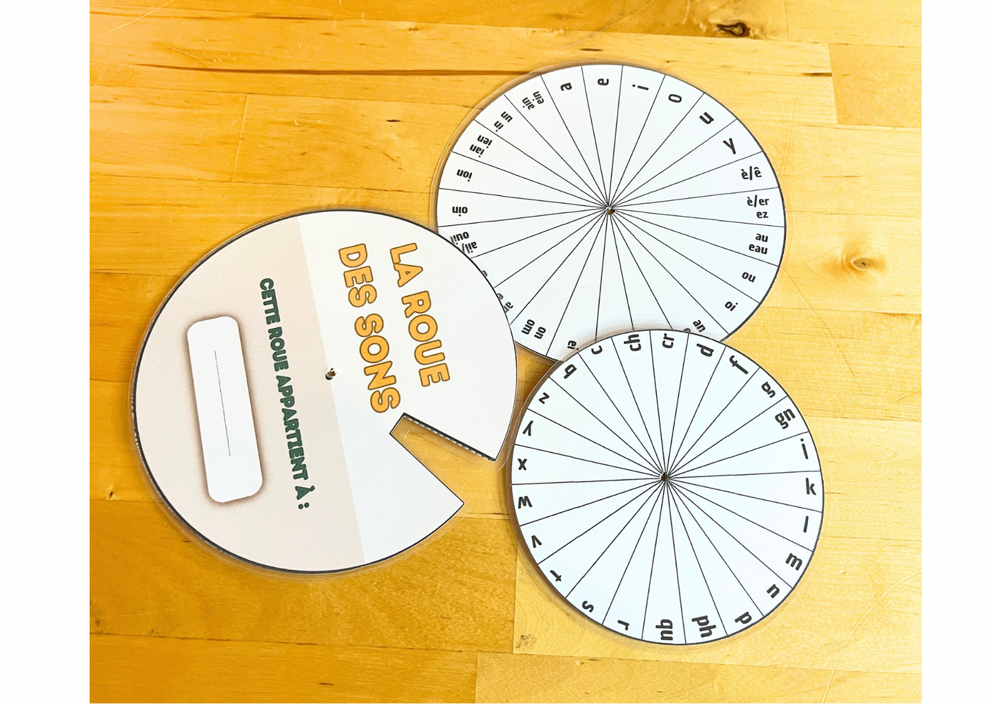 La roue des sons supports d’apprentissage