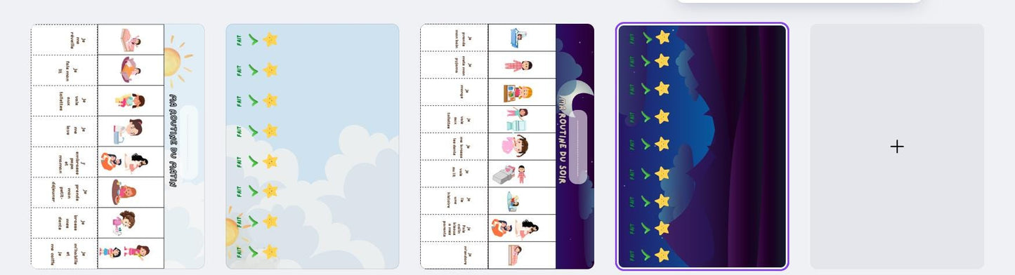 PDF Routine du matin et soir pour fille