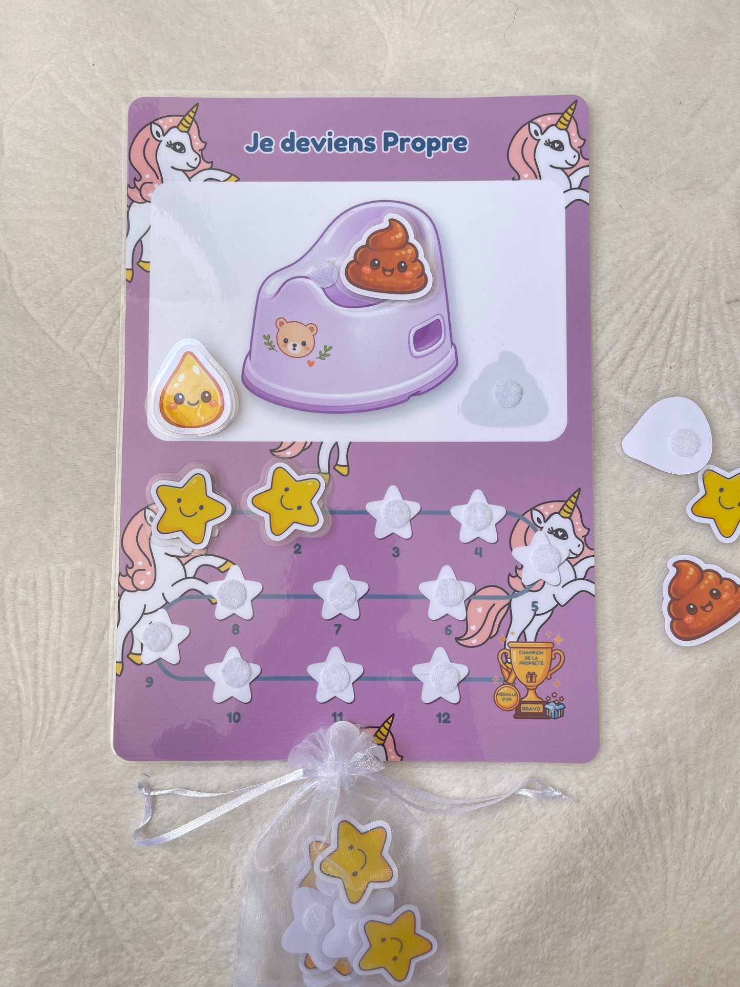 Tableau de propreté pour enfants
