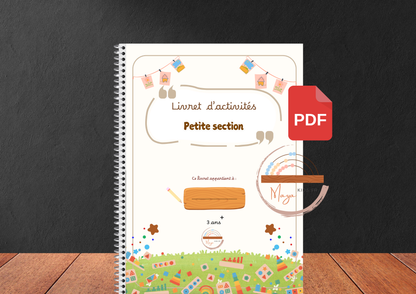 PDF du livret d’activités pour la petite section