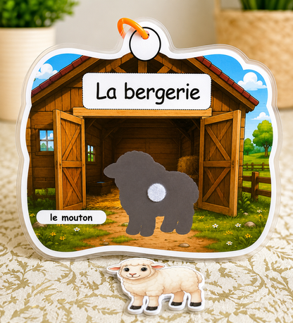 Livret éducatif plastifié – Mes animaux et leur habitat | 20 animaux à scratch |