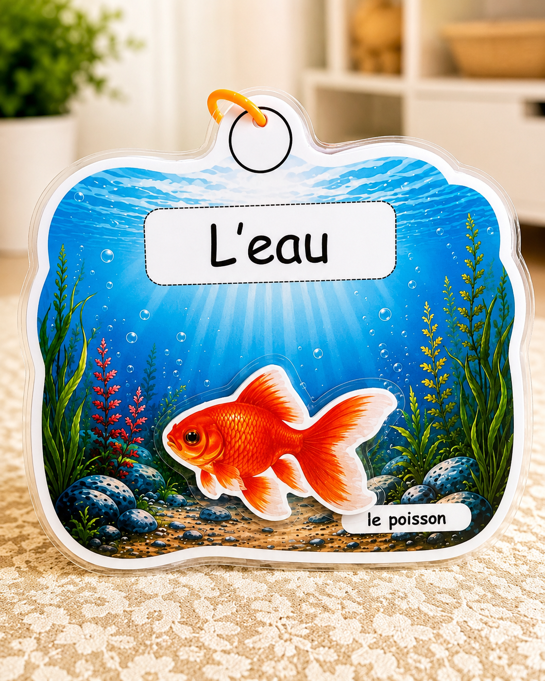 Livret éducatif plastifié – Mes animaux et leur habitat | 20 animaux à scratch |