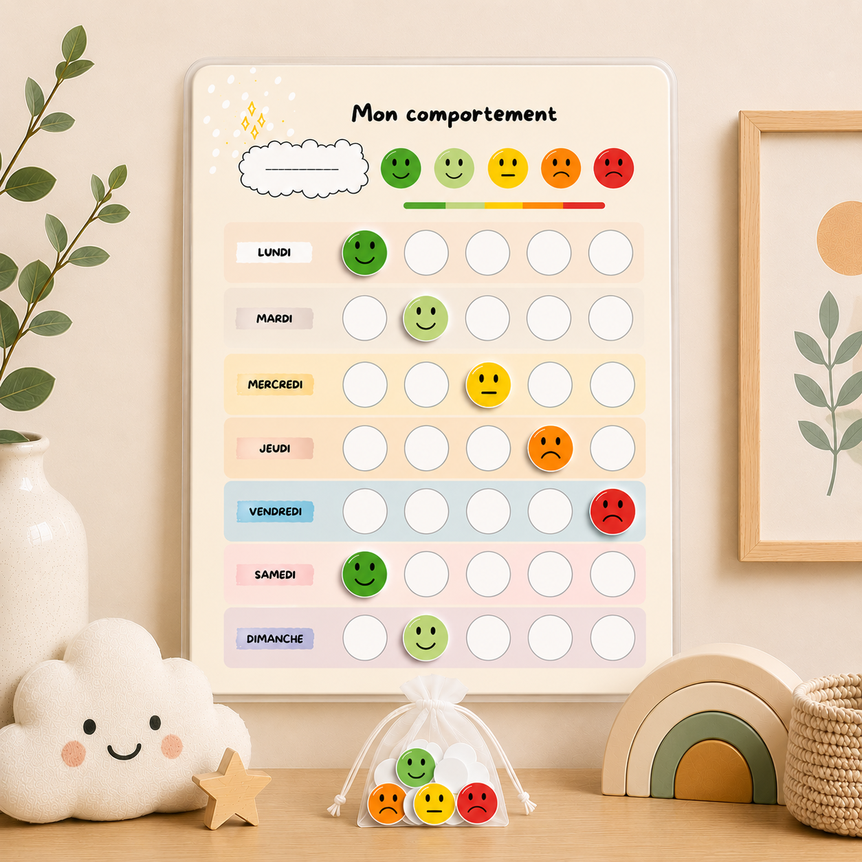 Tableau de comportement pour enfants