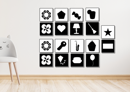 PDF 180 Cartes flash noir et blanc pour bébé