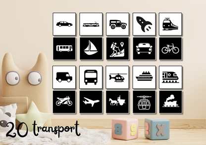 PDF 180 Cartes flash noir et blanc pour bébé