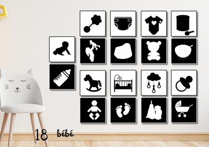 PDF 180 Cartes flash noir et blanc pour bébé