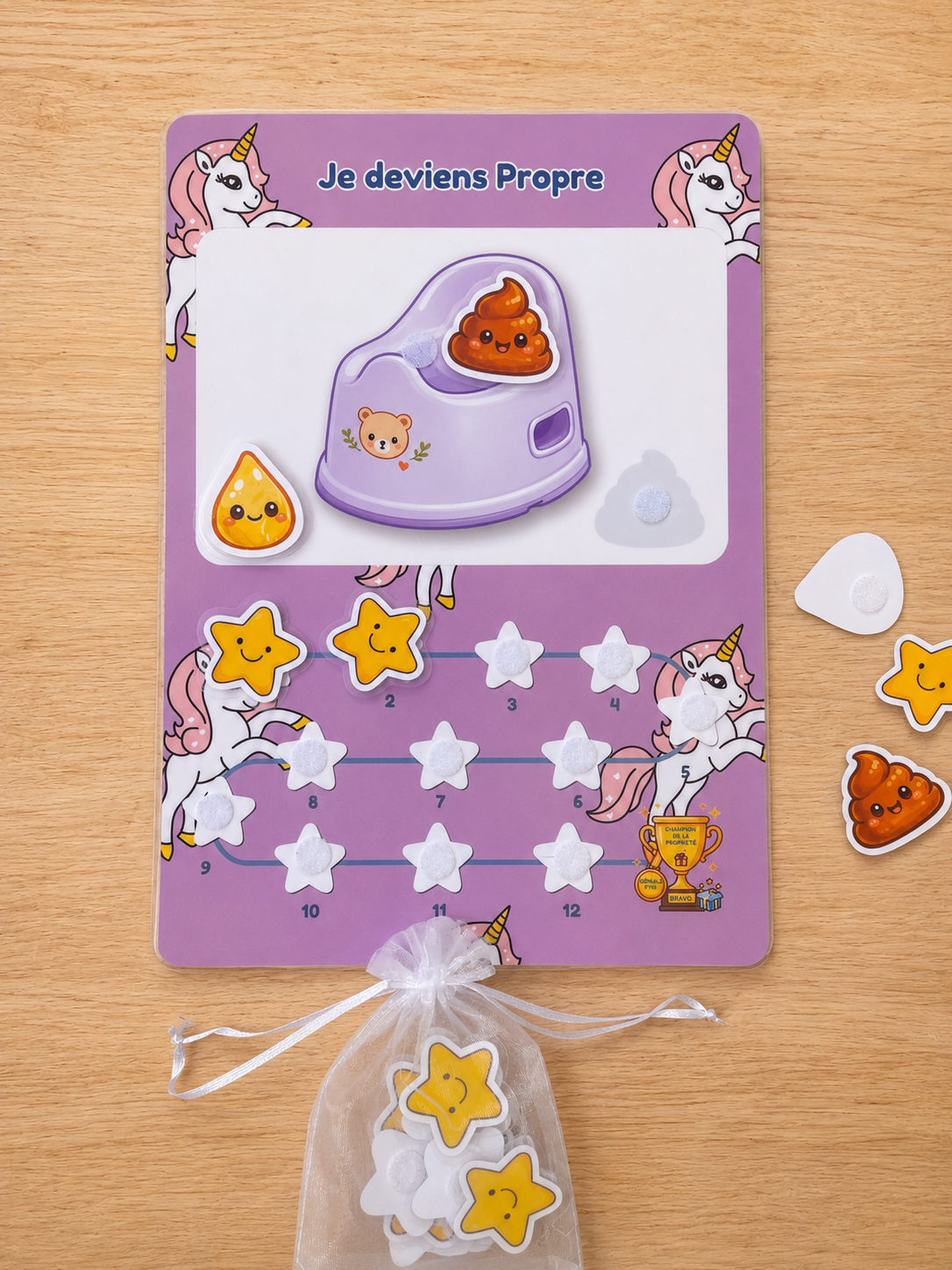 Tableau de propreté pour enfants