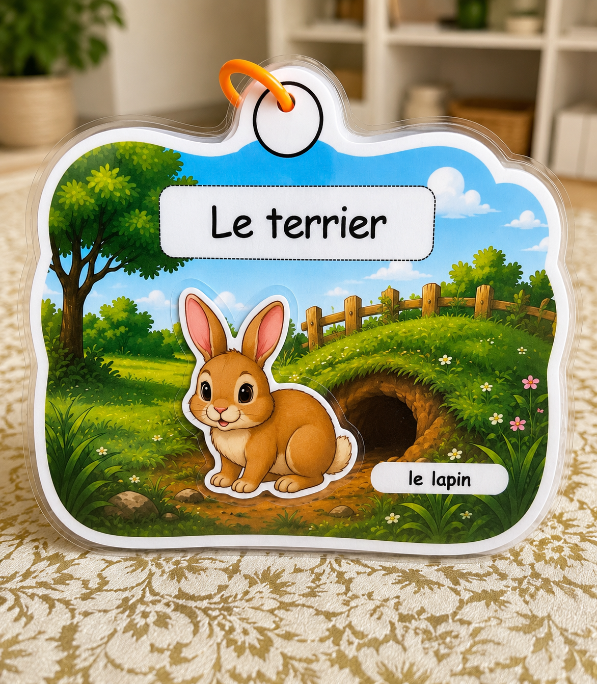 Livret éducatif plastifié – Mes animaux et leur habitat | 20 animaux à scratch |