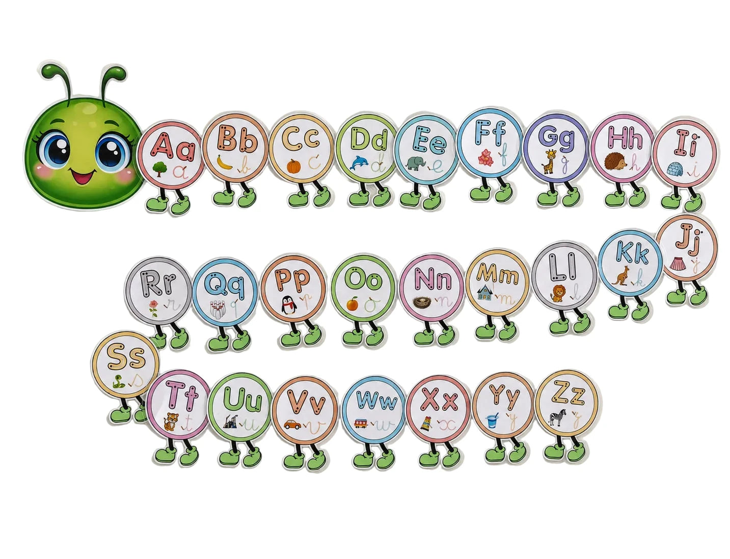 La chenille de l’alphabet – Support éducatif enfant