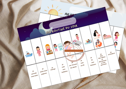 Routine du matin et soir pour enfants édition 1