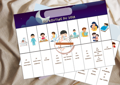 Routine du matin et soir pour enfants édition 1