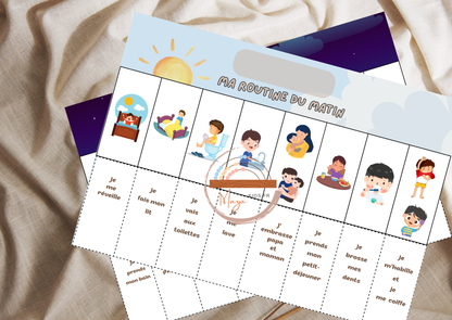 Routine du matin et soir pour enfants édition 1