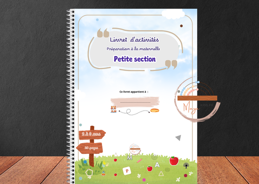 Livret d'activité Montessori pour les enfants de 3 Ans
