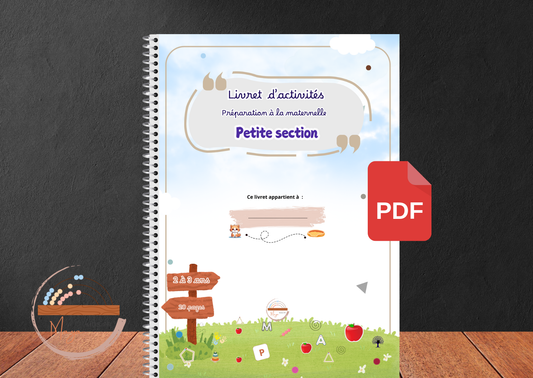 PDF livret d'activité pour enfants de 3 ans