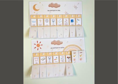 Routine du matin et soir pour enfants
