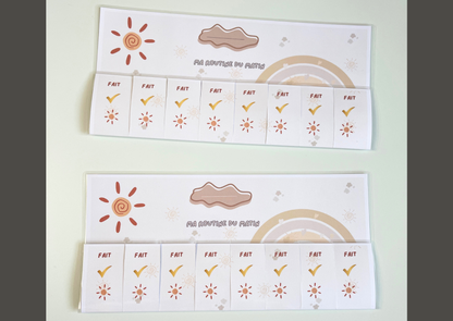 Routine du matin et soir pour enfants