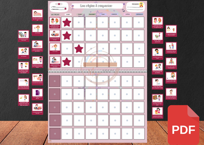 PDF tableau des règles à respecter pour les enfants