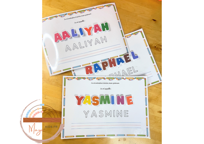 Fiche d’Apprentissage du Prénom