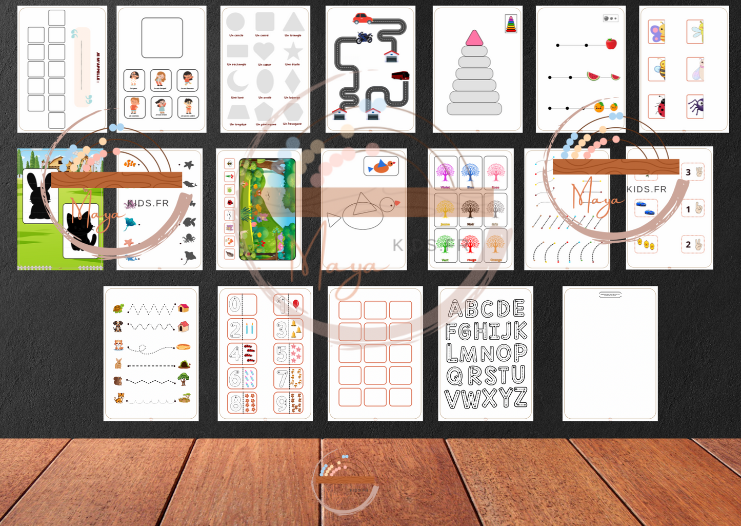 PDF livret d'activité pour enfants de 3 ans