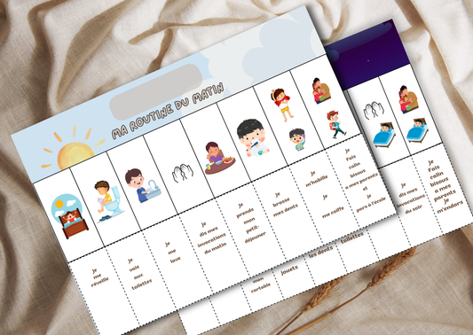 Routine matin et soir pour les petits musulmans