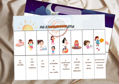 Routine matin et soir pour enfants édition 2