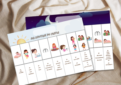 Routine matin et soir pour les petits musulmans