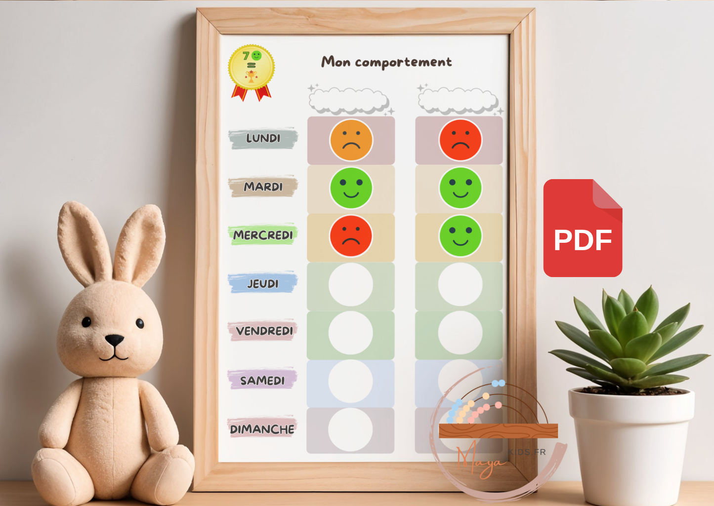 PDF Tableau de comportement pour deux enfants