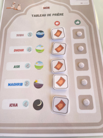 Fiche d’apprentissage de prières