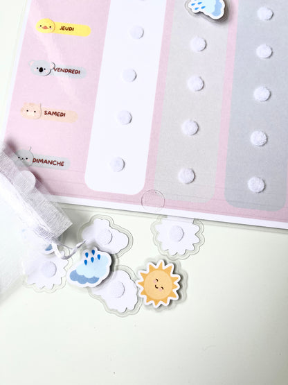 Affiche d’apprentissage de propreté la nuit pour enfants