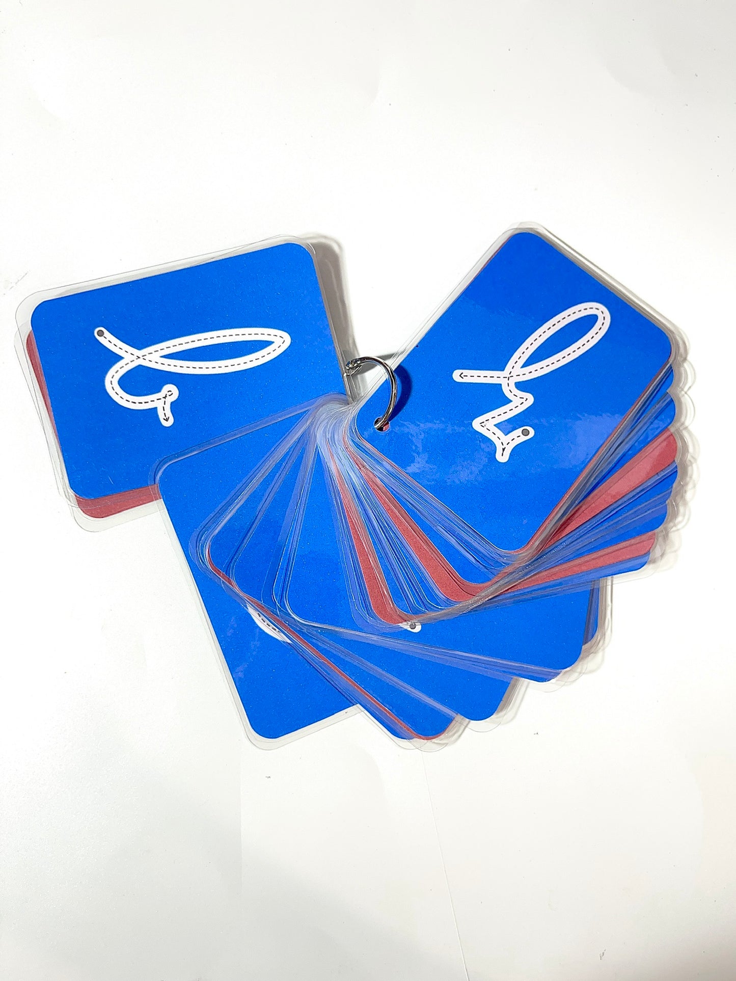 Carte d’apprentissage de l’alphabet Recto verso