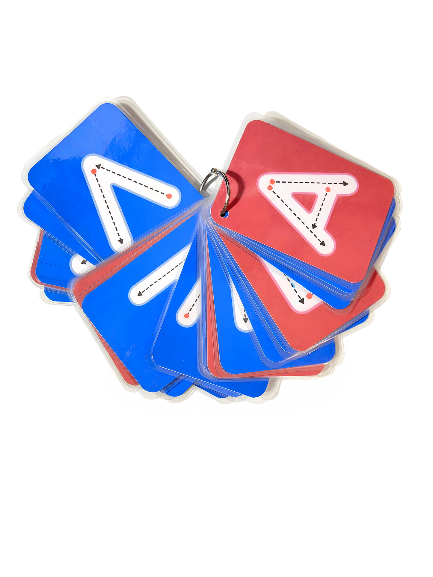 Carte d’apprentissage de l’alphabet Recto verso