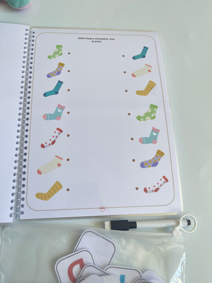 Livret d'activités  Montessori pour les enfants  à partir de 2 ans