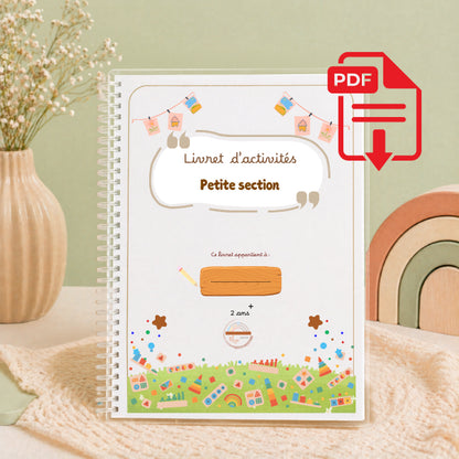 Livret d'activités  Montessori pour les enfants  à partir de 2 ans