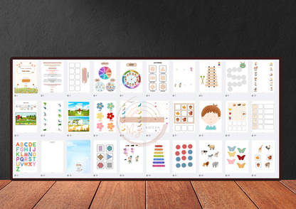 Livret d'activités  Montessori pour les enfants  à partir de 2 ans