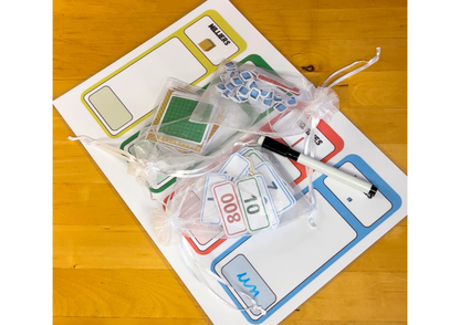 Kit Montessori - Tableau des Valeurs Décimales avec Matériel de Manipulation