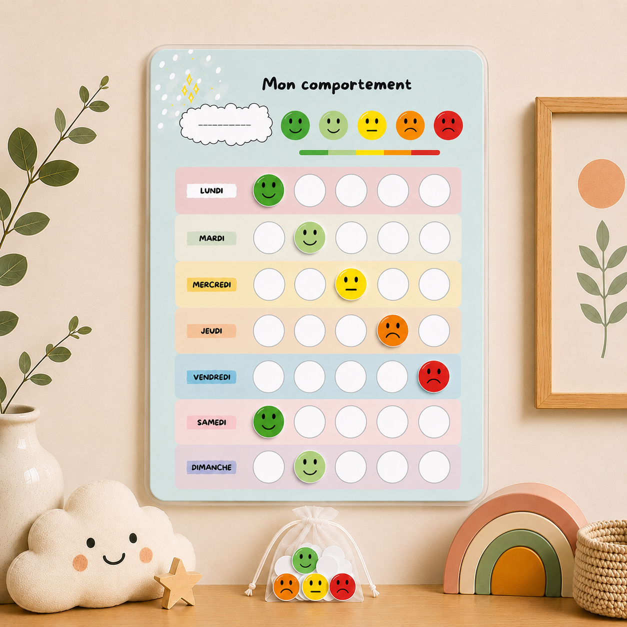 Tableau de comportement pour enfants