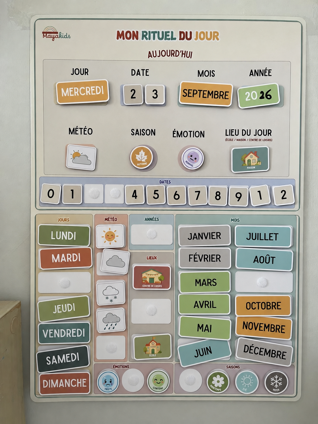 RITUEL DU JOUR POUR ENFANT A3