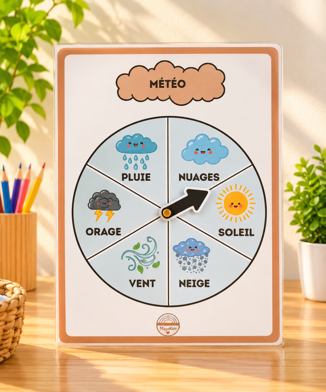 Roue météo MayaKids